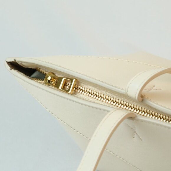 Loewe Puzzle Fold Cropped Tote Shoulder Bag, Ivory - Picture 8 of 16